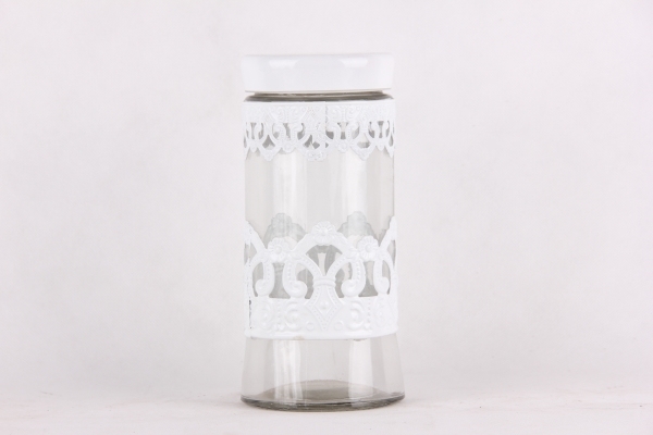 glass storage jar