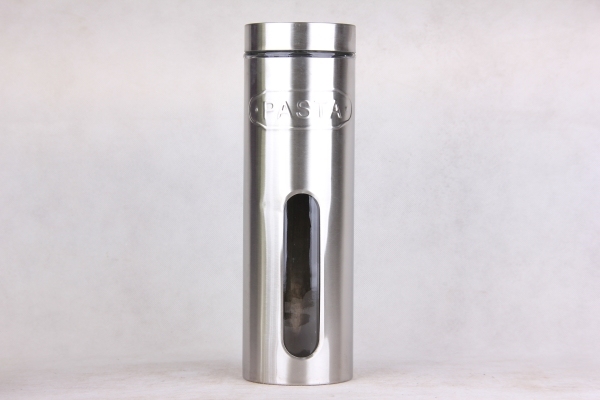 GLASS STORAGE JAR WITH S/S