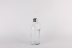 GLASS JAR /GLASS BOTTLE WITH METAL LID