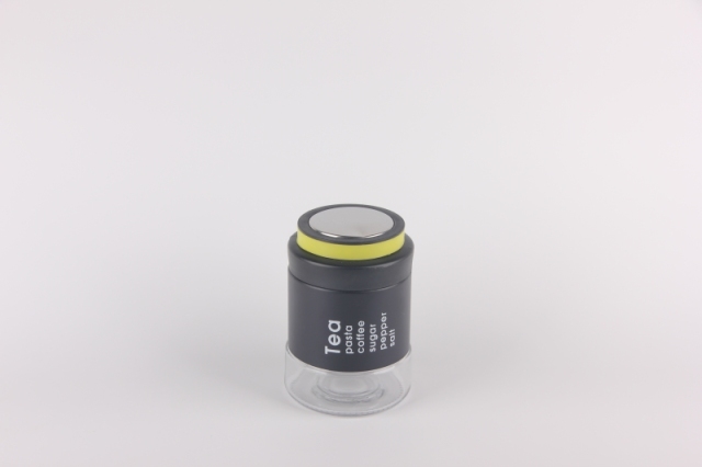 GLASS STORAGE JAR WITH S/S