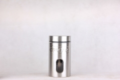 GLASS STORAGE JAR WITH S/S