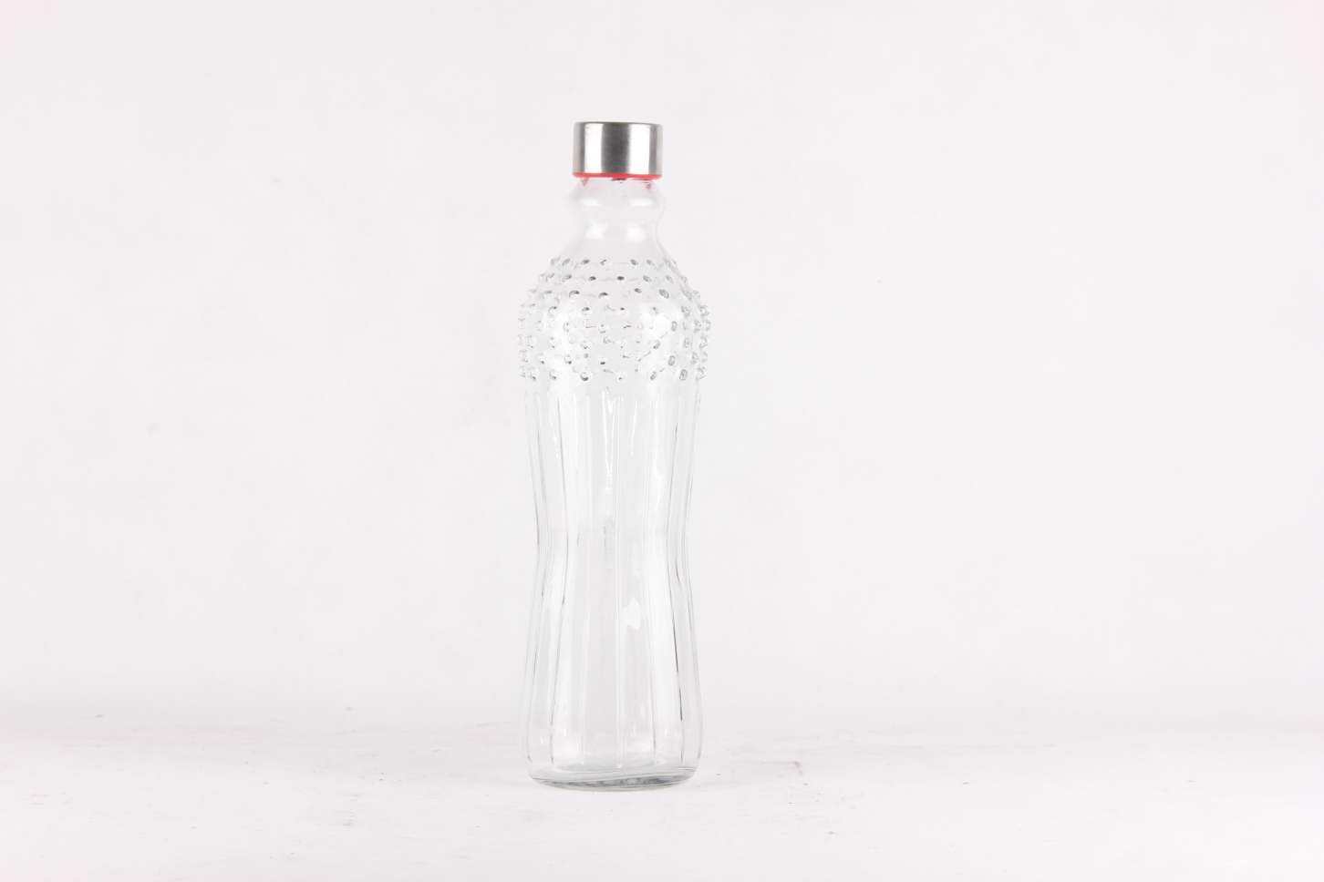 GLASS JAR /GLASS BOTTLE WITH METAL LID