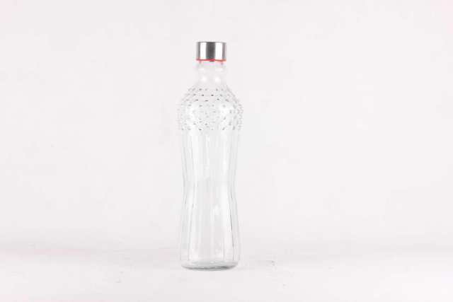 GLASS JAR /GLASS BOTTLE WITH METAL LID