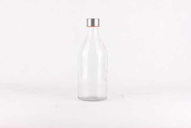 GLASS JAR /GLASS BOTTLE WITH METAL LID