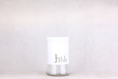 GLASS STORAGE JAR WITH S/S