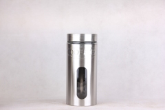 GLASS STORAGE JAR WITH S/S