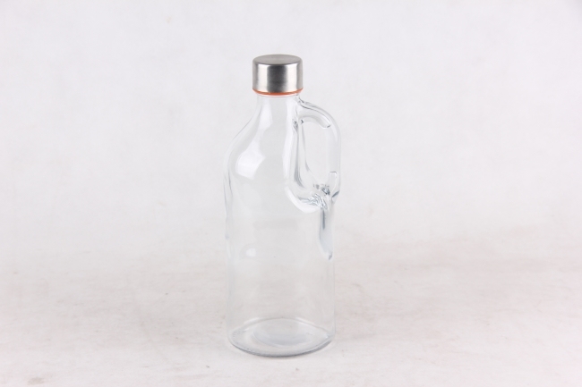 GLASS JAR /GLASS BOTTLE WITH METAL LID