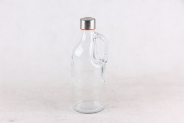 GLASS JAR /GLASS BOTTLE WITH METAL LID