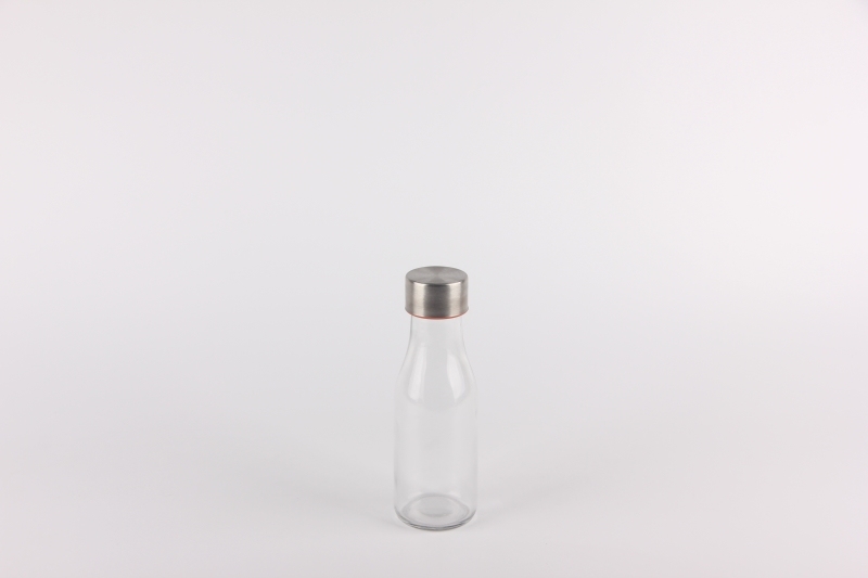 GLASS JAR /GLASS BOTTLE WITH METAL LID