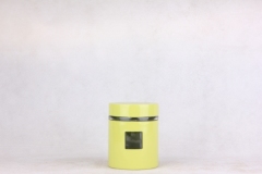 glass storage jar with s/s