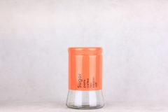 GLASS STROAGE JAR WITH S/S