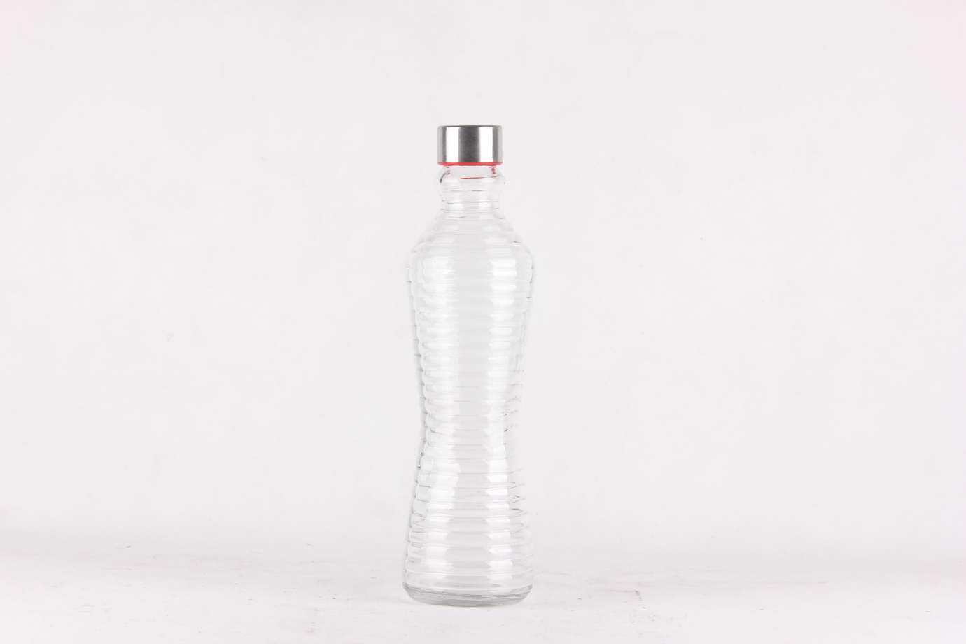 GLASS JAR /GLASS BOTTLE WITH METAL LID