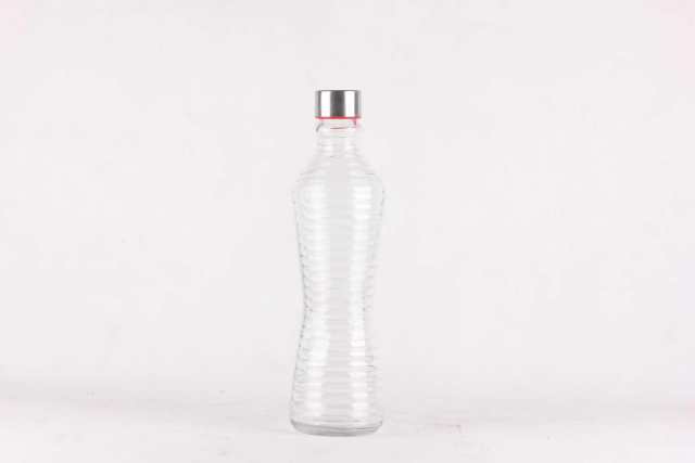 GLASS JAR /GLASS BOTTLE WITH METAL LID