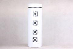GLASS STORAGE JAR WITH S/S