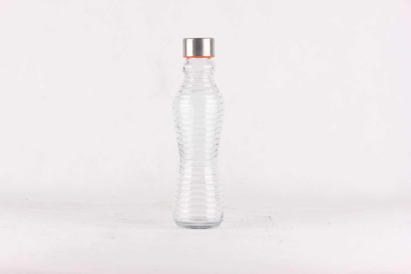 GLASS JAR /GLASS BOTTLE WITH METAL LID