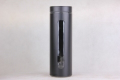 GLASS STORAGE JAR WITH S/S