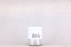 GLASS STORAGE JAR WITH S/S