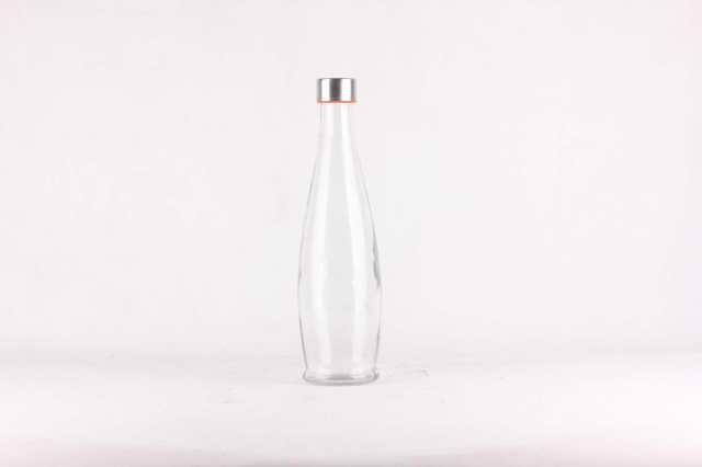 GLASS JAR /GLASS BOTTLE WITH METAL LID
