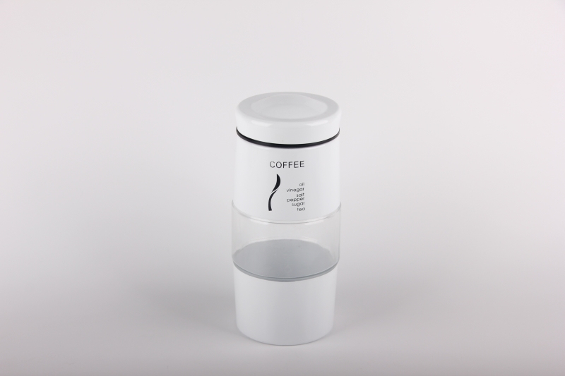GLASS STORAGE JAR WITH