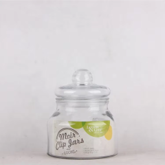 Good Quality Food Grade Airtight Glass Lid Glass Food Biscuits Spice Storage Containers