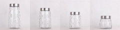 Good Price High Quality Kitchen Seal Clear Glass Jar with Screw Lid for Storage Food