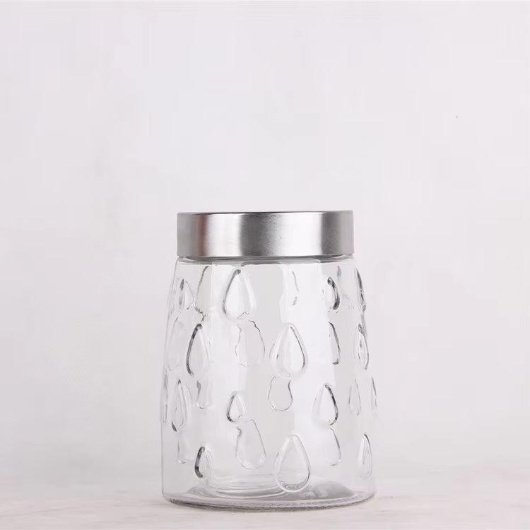 Good Price High Quality Kitchen Seal Clear Glass Jar with Screw Lid for Storage Food