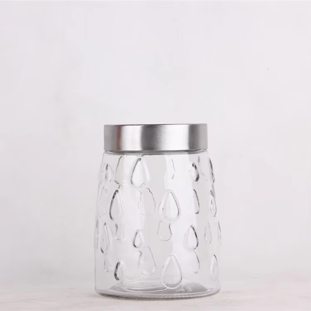 Good Price High Quality Kitchen Seal Clear Glass Jar with Screw Lid for Storage Food