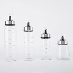 Hot selling high quality different sizes borosilicate glass oil pot bottle