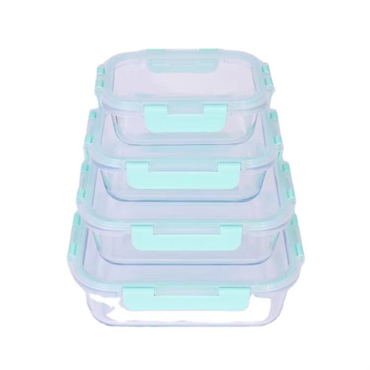 Chinese factory glasslock food container 10pieces set glass vacuum storage in stock