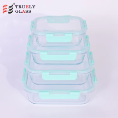 Chinese factory glasslock food container 10pieces set glass vacuum storage in stock