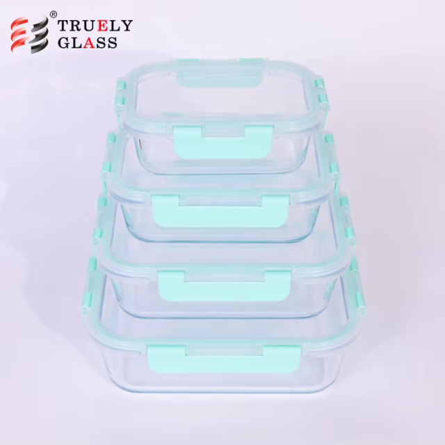 Chinese factory glasslock food container 10pieces set glass vacuum storage in stock