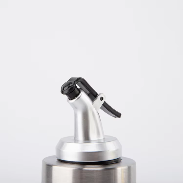 High borosilicate glass kitchen cruet cooking leak proof oil vinegar bottle with degree scale