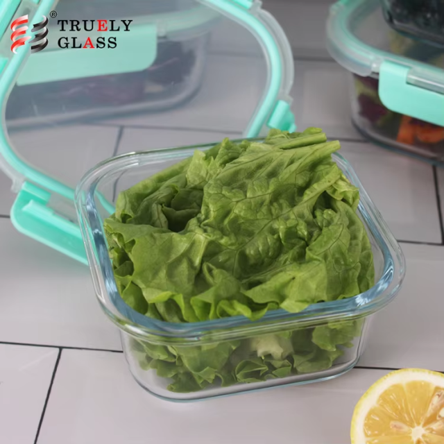 Factory Direct High Quality microwave glass pot lunch box food storage container set Cheap Price