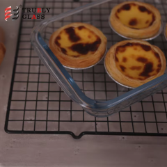 Baking Dishes Pans Household Reheated Oven Safe Tableware Dinner Glass Bakeing Trays