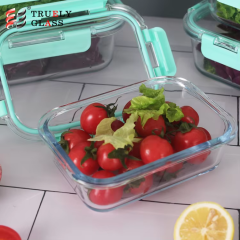 Factory Direct Sales meal prep container 3 compartment lunch box with tpr lid pp locking bpa free a cheap price