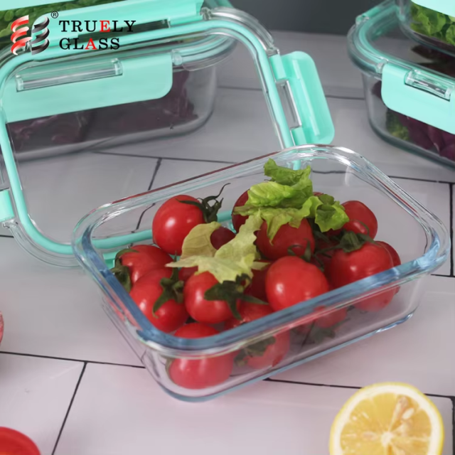 Factory Direct Sales meal prep container 3 compartment lunch box with tpr lid pp locking bpa free a cheap price