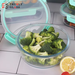 Factory Direct High Quality microwave glass pot lunch box food storage container set Cheap Price