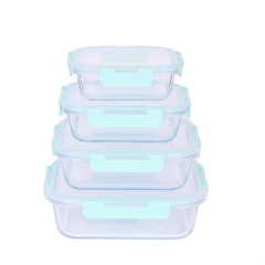 Factory Direct High Quality microwave glass pot lunch box food storage container set Cheap Price