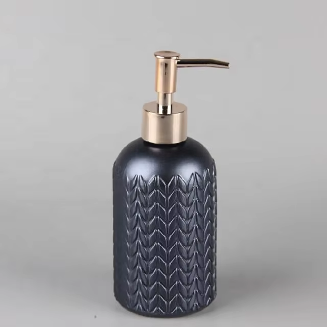 High Class ODM OEM Accepted Good Quality Glass Hand Soap Lotion Dispensers with Pump