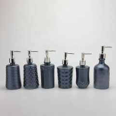 High Class ODM OEM Accepted Good Quality Glass Hand Soap Lotion Dispensers with Pump