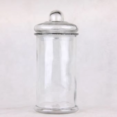Top Selling Factory Price Different Capacity Clear Glass Jars for Food Storage with Glass Cover