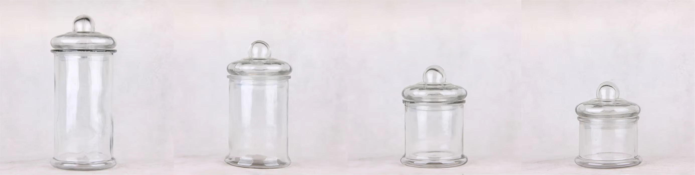 Wholesale 1200ml 1.2L Sealed Food Storage Glass Jars with Glass Lid for Tea Leaf