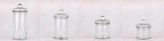 Wholesale 1200ml 1.2L Sealed Food Storage Glass Jars with Glass Lid for Tea Leaf