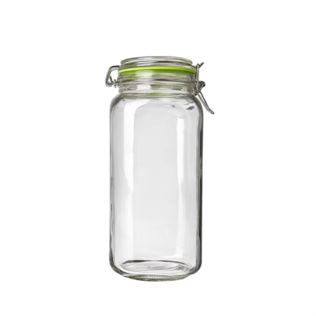 Wholesale 350ml Classical Customized Logo Packing Glass Storage Bottle Jars