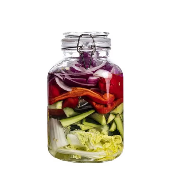 Wholesale Kitchen Food Sealed Food Coffee and Candy Storage Bottle  Storage Bottle Jars with Lid