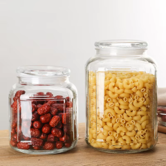 Hot Selling Factory Price Sealed Glass Lid Glass Storage Jars for Cereal Coffee Bins 3300ml