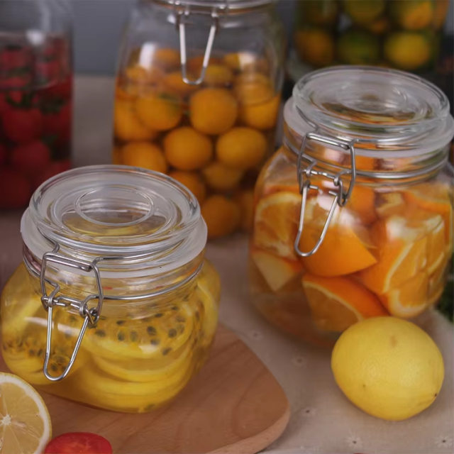 Custom Logo hot selling OEM ODM food fruit and vegetable pickles storage jars