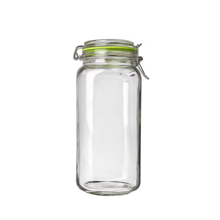 Best Quality 200ml 250ml 300ml Zero Waste High Borosilicate Glass Airtight Suction Lid Glass Jar