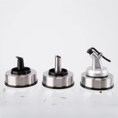 Top selling high quality different sizes 200ml 300ml 500ml free sample borosilicate glass oil pot bottle