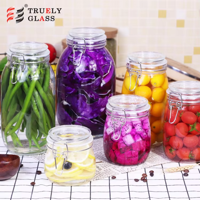 Professional factory canning jar glass jars for wholesale